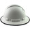 Pyramex Ridgeline Full Brim Style Hard Hat with White Graphite Pattern with Protective Edge - Left