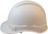 Left Side View Pyramex Ridgeline Cap Style Hard Hat with White Graphite Pattern 