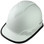 Oblique View Pyramex Ridgeline Cap Style Hard Hat with White Graphite Pattern with Protective Edge