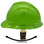 MSA V-Gard Cap Style Hard Hats with Swing Suspensions HiViz Lime - Transitioning