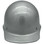 Skullgard Cap Style With Ratchet Suspension Silver  - Front