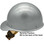 Skullgard Cap Style With Swing Suspension Silver  - Reverse Position