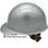 Skullgard Cap Style With Swing Suspension Silver  - Normal Position