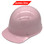 MSA Skullgard  (LARGE SHELL) Cap Style Hard Hats with Ratchet Suspension Light Pink - Oblique Left