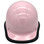 MSA Skullgard  (LARGE SHELL) Cap Style Hard Hats with Ratchet Suspension Light Pink - Edge Front