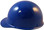 MSA Skullgard  (LARGE SHELL) Cap Style Hard Hats with Ratchet Suspension - Blue - Left Side View