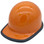 Skullgard Cap Style With Ratchet Suspension Orange - Edge Oblique Left