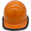 Skullgard Cap Style With Ratchet Suspension Orange - Edge Front