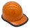 Skullgard Cap Style With Ratchet Suspension Orange - Edge Oblique Right