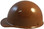 Skullgard Cap Style With Swing Suspension Brown - Left Side View