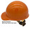 Skullgard Cap Style With Swing Suspension Orange - Swing Suspension Normal