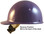 Skullgard Cap Style With Swing Suspension Purple - Swing Suspension in Reverse Position