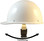 Skullgard Cap Style With Swing Suspension White  - Swing Suspension in Transition