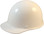 MSA Skullgard Cap Style Hard Hats - White - Oblique View