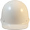 MSA Skullgard Cap Style Hard Hats - White - Front View