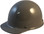 MSA Skullgard Cap Style Hard Hats - Staz On Suspensions - Gray - Oblique View