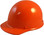 MSA Skullgard Cap Style Hard Hats - Staz On Suspensions - Orange - Oblique View