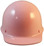 MSA Skullgard Cap Style Hard Hats - Staz On Suspensions - Light Pink - Front View