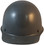 MSA Skullgard Cap Style Hard Hats - Staz On Suspensions - Textured GUNMETAL - Front View