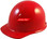 MSA Skullgard Jumbo Size - Cap Style Hard Hats - Raspberry - Red