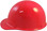 MSA Skullgard (LARGE SHELL) Cap Style Hard Hats with STAZ ON Suspension - Neon - Left Side View