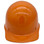 MSA Skullgard (LARGE SHELL) Orange Cap Style Hard Hats with Ratchet Suspension - Front
