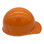 MSA Skullgard (LARGE SHELL) Orange Cap Style Hard Hats with Ratchet Suspension - Right