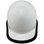 MSA Skullgard (LARGE SHELL) Cap Style Hard Hats with Ratchet Suspension - White  with edge front