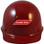 MSA Skullgard (LARGE SHELL) Cap Style Hard Hats with Ratchet Suspension - Maroon 