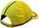 ERB Soft Bump Cap (Cap and Insert) - Hi Viz Lime- Back View