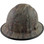 Pyramex Ridgeline Full Brim Style Hard Hat Camouflage Pattern with Protective Edge - Oblique View