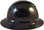 Pyramex Ridgeline Full Brim Hard Hat Shiny Black Graphite Pattern - Right Side View