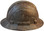 Pyramex Ridgeline Full Brim Style Hard Hat with Camouflage Pattern - Right Side View