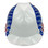 MSA V-Gard with Dual American Flag on Both Sides Hard Hats - Front