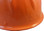 SkullBucket Aluminum Cap Style Hard Hats with Ratchet Suspensions - Hi Viz Orange - Illustration