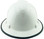 Pyramex Ridgeline Full Brim Hard Hat - White - with Protective Edge