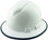 Pyramex Ridgeline Full Brim Hard Hat - White - with Protective Edge