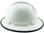 Pyramex Ridgeline Full Brim Hard Hat - White - with Protective Edge