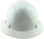 Pyramex Ridgeline Full Brim Hard Hat - White - Front view