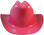 Outlaw Cowboy Hardhat with Ratchet Suspension Hot Pink
Front View