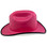 Outlaw Cowboy Hardhat with Ratchet Suspension Hot Pink
With Optional Edge Right Side View
