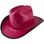 Outlaw Cowboy Hardhat with Ratchet Suspension Raspberry with Protective Edge