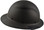 Actual Carbon Fiber Hard Hat - Full Brim Matte Black  - Right Side View