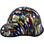 Texas Pride Cap Style Hydro Dipped Hard Hats - with edge Oblique Right