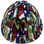 Texas Pride Cap Style Hydro Dipped Hard Hats - Oblique View Back