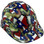 Texas Pride Cap Style Hydro Dipped Hard Hats - Oblique View Left