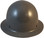 MSA Skullgard Full Brim Hard Hat with STAZ ON Suspension - GUNMETAL - Front View