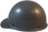 MSA Skullgard (LARGE SHELL) Cap Style Hard Hats with Ratchet Suspension - Textured GUNMETAL  - Left Side View