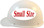 MSA Skullgard (SMALL SHELL) Cap Style Hard Hats with Ratchet Suspension - White - Left Side View