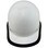 MSA Skullgard (SMALL SHELL) Cap Style Hard Hats with Ratchet Suspension White  with edge front